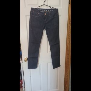 Earnest Sewn Dark Blue Skinny Jeans